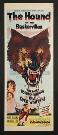 THE HOUND OF THE BASKERVILLES (1959) - US Insert Poster (1959)