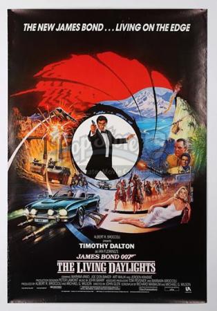 JAMES BOND: THE LIVING DAYLIGHTS (1987) - UK 1-Sheet Poster