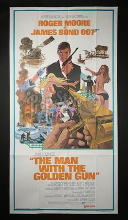 JAMES BOND: THE MAN WITH THE GOLDEN GUN (1974) - US 3-Sheet Poster (1974)