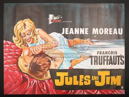 JULES AND JIM (1962) - UK Quad Poster (1962)