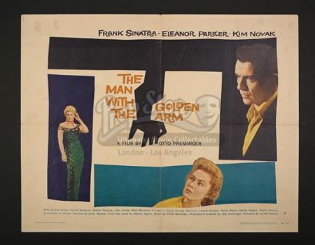 THE MAN WITH THE GOLDEN ARM (1955) - US 1/2-Sheet Poster (1956)