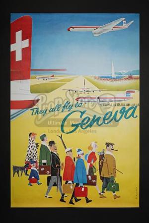 THEY ALL FLY TO GENEVA (1965) - They All Fly To Geneva UK Poster (1965)