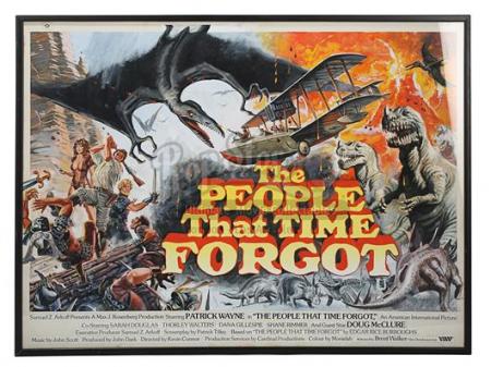 THE PEOPLE THAT TIME FORGOT (1977) - UK Quad Poster Artwork (1977)