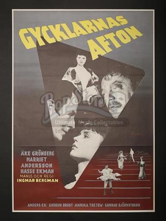 SAWDUST AND TINSEL (1953) - Swedish Poster (1953)