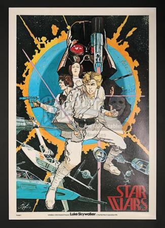 STAR WARS: A NEW HOPE (1977) - US 1-Sheet "Chaykin" Pre-Production Poster (1976)