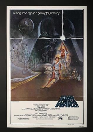 STAR WARS: A NEW HOPE (1977) - US 1-Sheet Style-A Poster (1977)