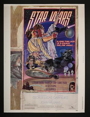 STAR WARS: A NEW HOPE (1977) - US 30x40 "Style-D" Poster (1977)