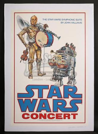 STAR WARS: A NEW HOPE (1977) - US Concert Poster (1978)