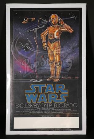 STAR WARS: A NEW HOPE (1977) - US National Public Radio Poster (1981)