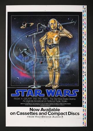 STAR WARS: A NEW HOPE (1977) - US National Public Radio Printers Proof Poster (1993)