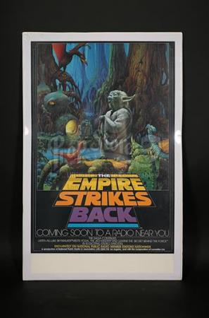 STAR WARS: THE EMPIRE STRIKES BACK (1980) - US National Public Radio Poster (1982)