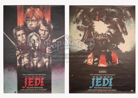 STAR WARS: RETURN OF THE JEDI (1983) - Two Polish Posters (1984)