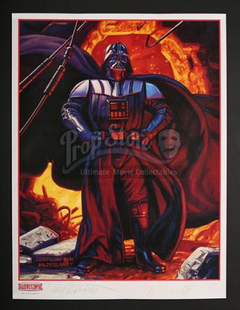 STAR WARS: SHADOWS OF THE EMPIRE (1996) - Hildebrandt Autographed Poster (1997)