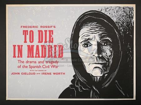 TO DIE IN MADRID (1963) - UK Quad Poster (1967)