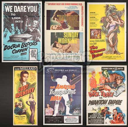 VARIOUS PRODUCTIONS - Seven US Posters (most 1960's-70's)