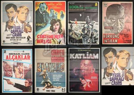 VARIOUS PRODUCTIONS - Seven Turkish Posters (most 1960's-70's)