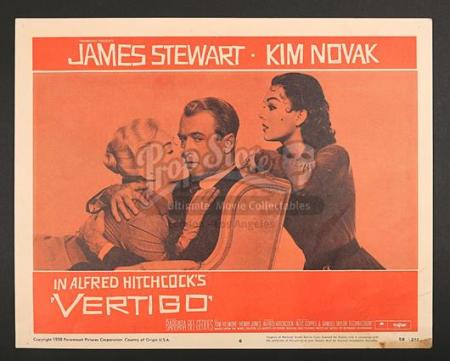 VERTIGO (1958) - US Lobby Card #6 (1958)