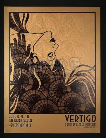 VERTIGO (1958) - Castro Theatre Poster (2011)