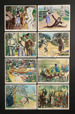 THE WIZARD OF OZ (1939) - Set of Eight UK Front-of-House Stills (1955)