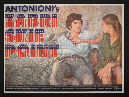 ZABRISKIE POINT (1970) - Quad Poster (1970)