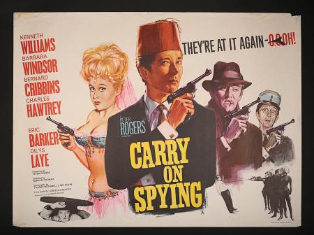 CARRY ON SPYING (1964) - UK Quad Poster