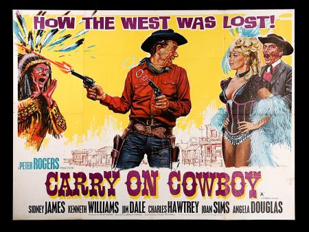 CARRY ON COWBOY (1965) - UK Quad Poster