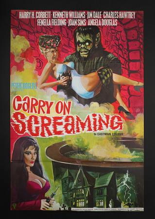 CARRY ON SCREAMING (1966) - UK One-Sheet Poster