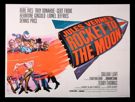 JULES VERNE'S ROCKET TO THE MOON (1967) - UK Quad Poster