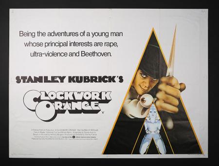 A CLOCKWORK ORANGE (1971) - UK Quad Poster