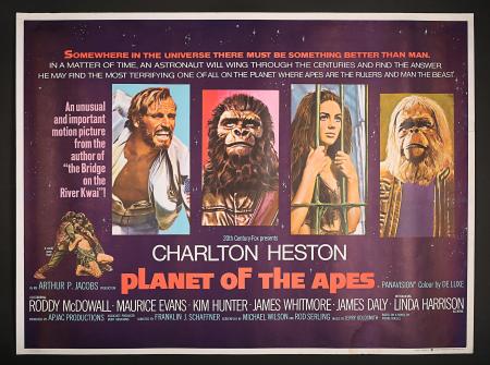 PLANET OF THE APES (1968) - UK Quad Printer's Proof Poster