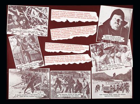 BATTLE FOR THE PLANET OF THE APES (1973) - UK Marler Haley Set of Five Posters