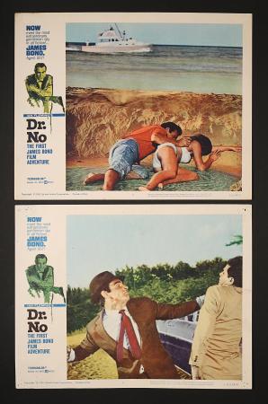 JAMES BOND: DR NO (1962) - Two US Lobby Cards