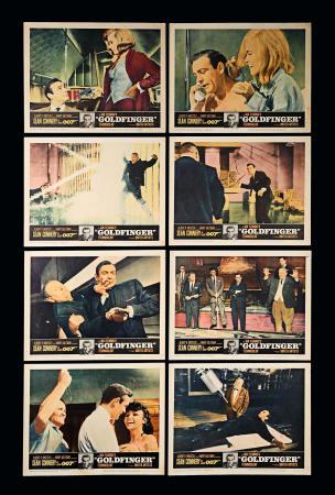 JAMES BOND: GOLDFINGER (1964) - US Lobby Card Set