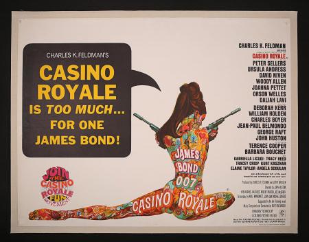 JAMES BOND: CASINO ROYALE (1967) - UK Quad Poster