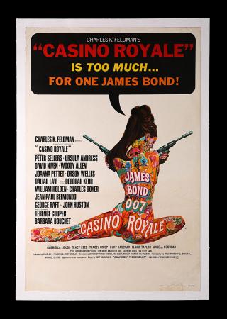 JAMES BOND: CASINO ROYALE (1967) - UK Double Crown Poster