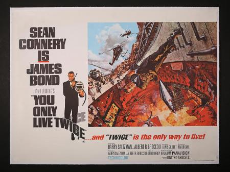 JAMES BOND: YOU ONLY LIVE TWICE (1967) - UK Quad Style-A Poster