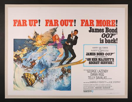 JAMES BOND: ON HER MAJESTY'S SECRET SERVICE (1969) - UK Quad Poster