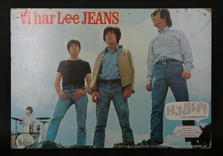 HELP! (1965) - Swedish Beatles Lee Jeans Display