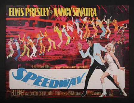 SPEEDWAY (1968) - UK Quad Printer's Proof Poster