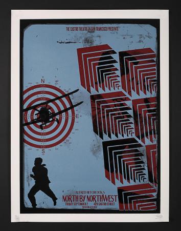 NORTH BY NORTHWEST (1959) - US Castro Theatre Poster