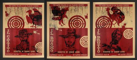 THE GOOD, THE BAD AND THE UGLY (1966) - Three US Castro Theatre Posters