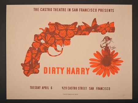 DIRTY HARRY (1971) - US Castro Theatre Poster