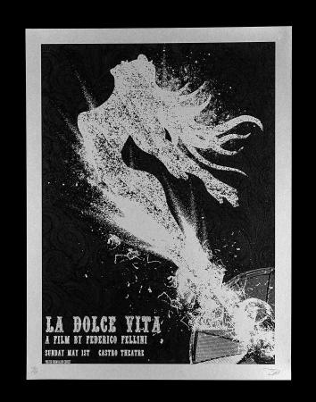 LA DOLCE VITA (1960) - US Castro Theatre Poster