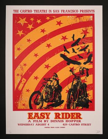 EASY RIDER (1969) - US Castro Theatre Poster