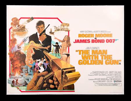 JAMES BOND: THE MAN WITH THE GOLDEN GUN (1974) - UK Quad Poster