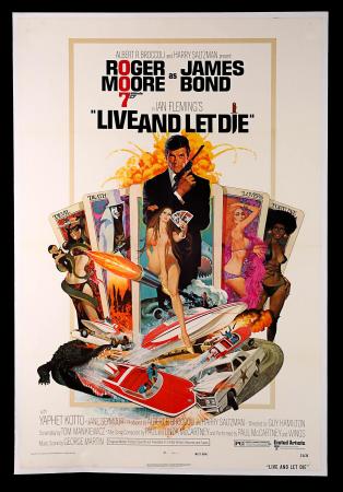 JAMES BOND: LIVE AND LET DIE (1973) - US One-Sheet Poster