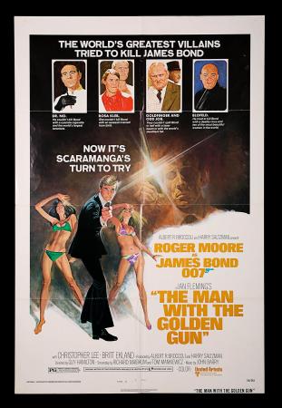 JAMES BOND: THE MAN WITH THE GOLDEN GUN (1974) - US One-Sheet Style-B Poster