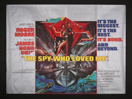 JAMES BOND: THE SPY WHO LOVED ME (1977) - UK Quad Poster