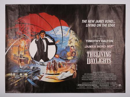 JAMES BOND: THE LIVING DAYLIGHTS (1987) - UK Quad Poster