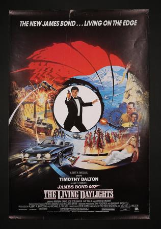 JAMES BOND: THE LIVING DAYLIGHTS (1987) - UK One-Sheet Poster